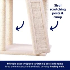 Frisco 52-in Faux Fur Cat Tree & Condo -Cat Supplies Sale 92261 PT4. AC SS1800 V1667227608